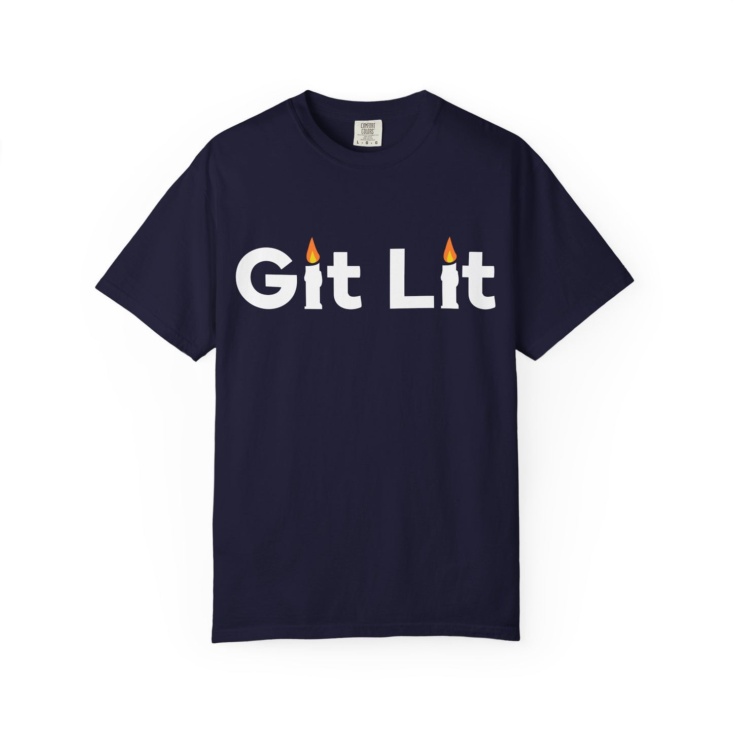 Git Lit T-Shirt — Funny Candle Graphic Tee