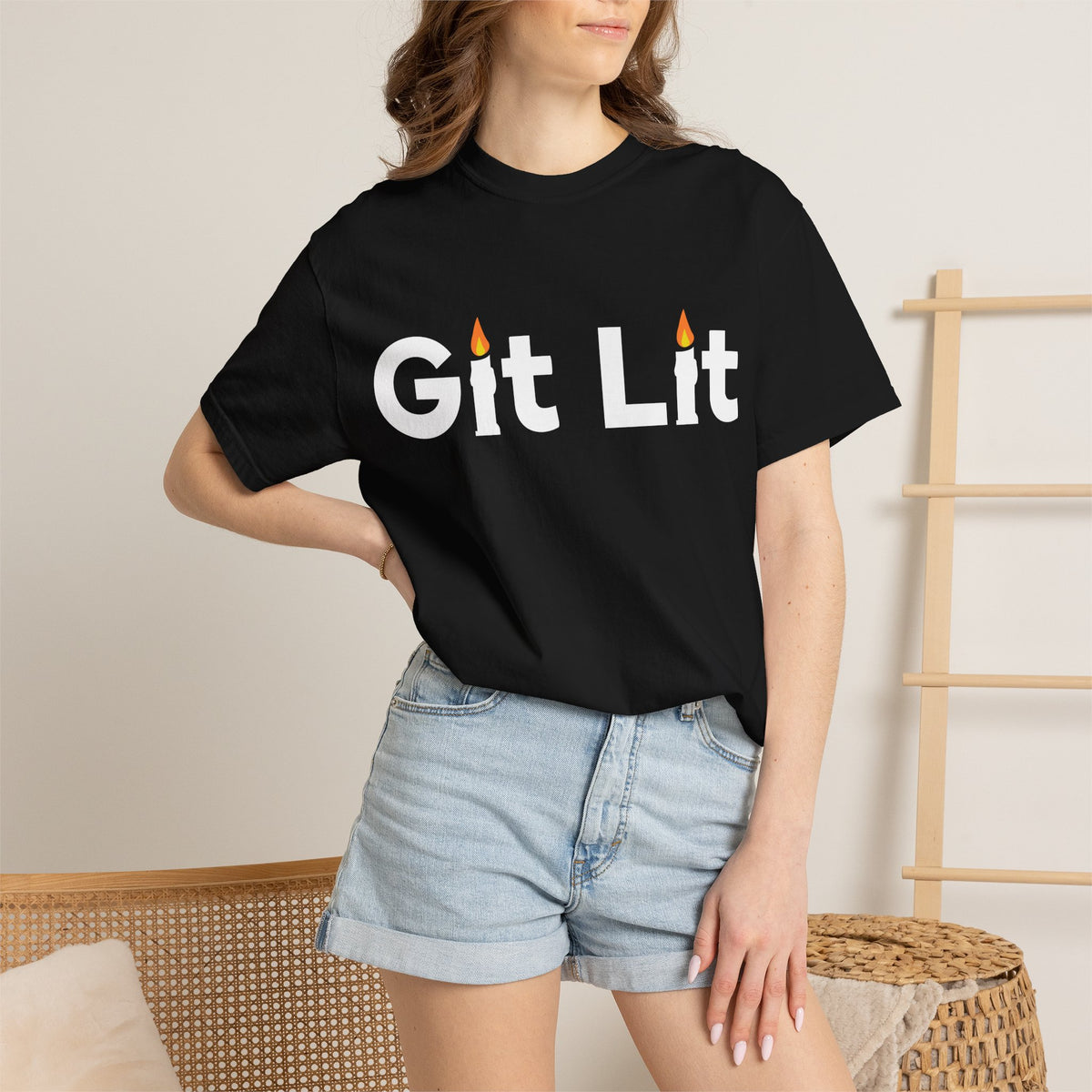 Git Lit T-Shirt — Graphic Tee