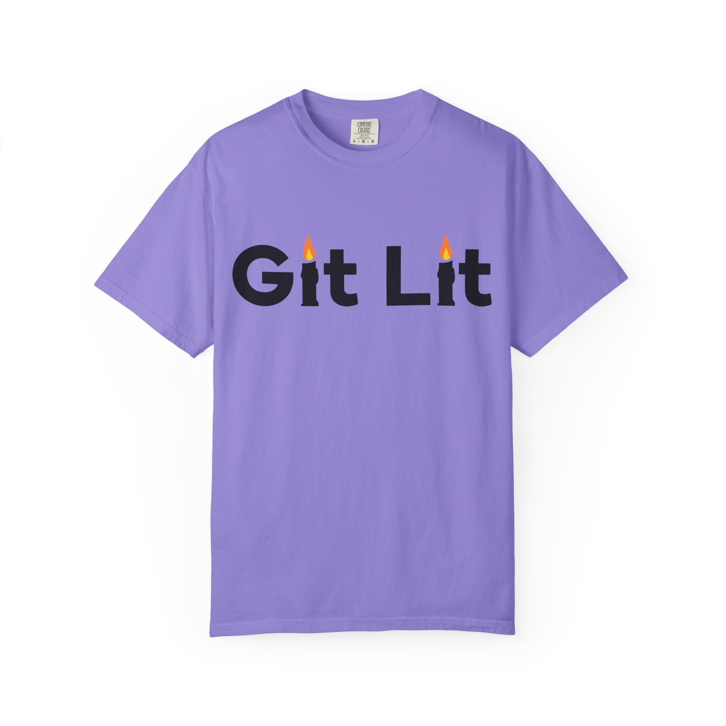 Git Lit T-Shirt — Funny Candle Graphic Tee