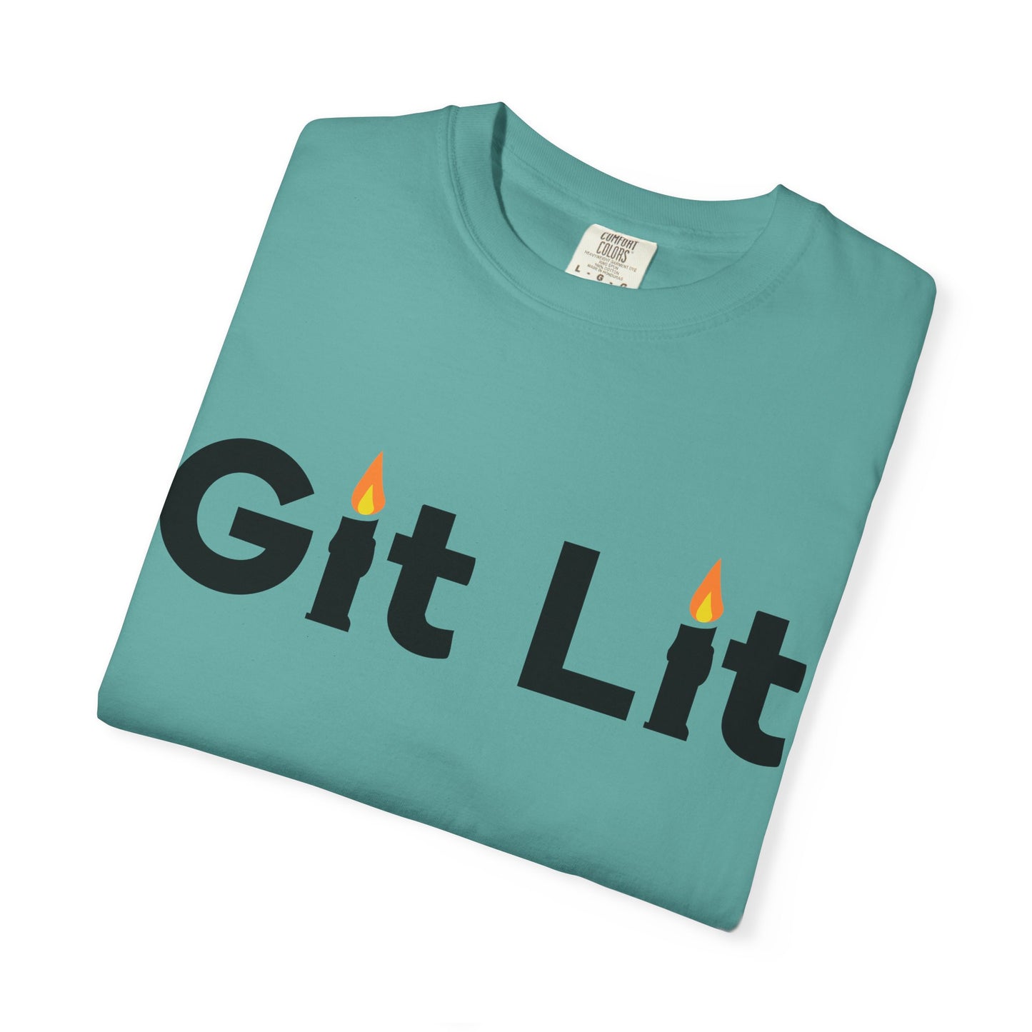 Git Lit T-Shirt — Funny Candle Graphic Tee