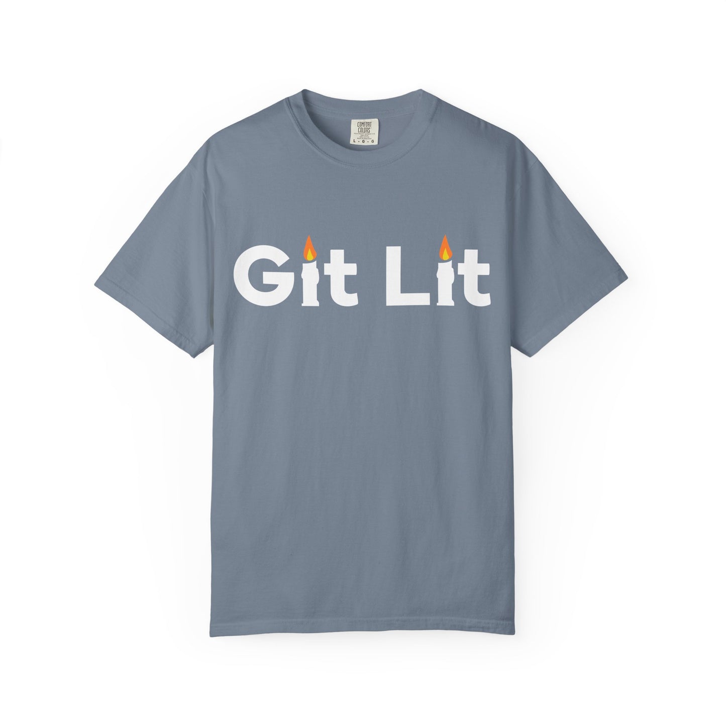 Git Lit T-Shirt — Funny Candle Graphic Tee
