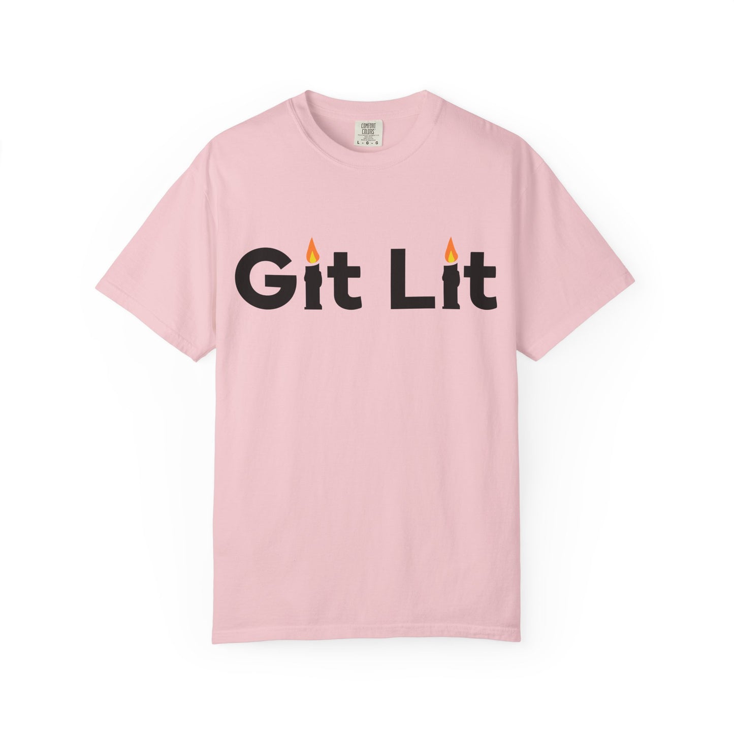 Git Lit T-Shirt — Funny Candle Graphic Tee