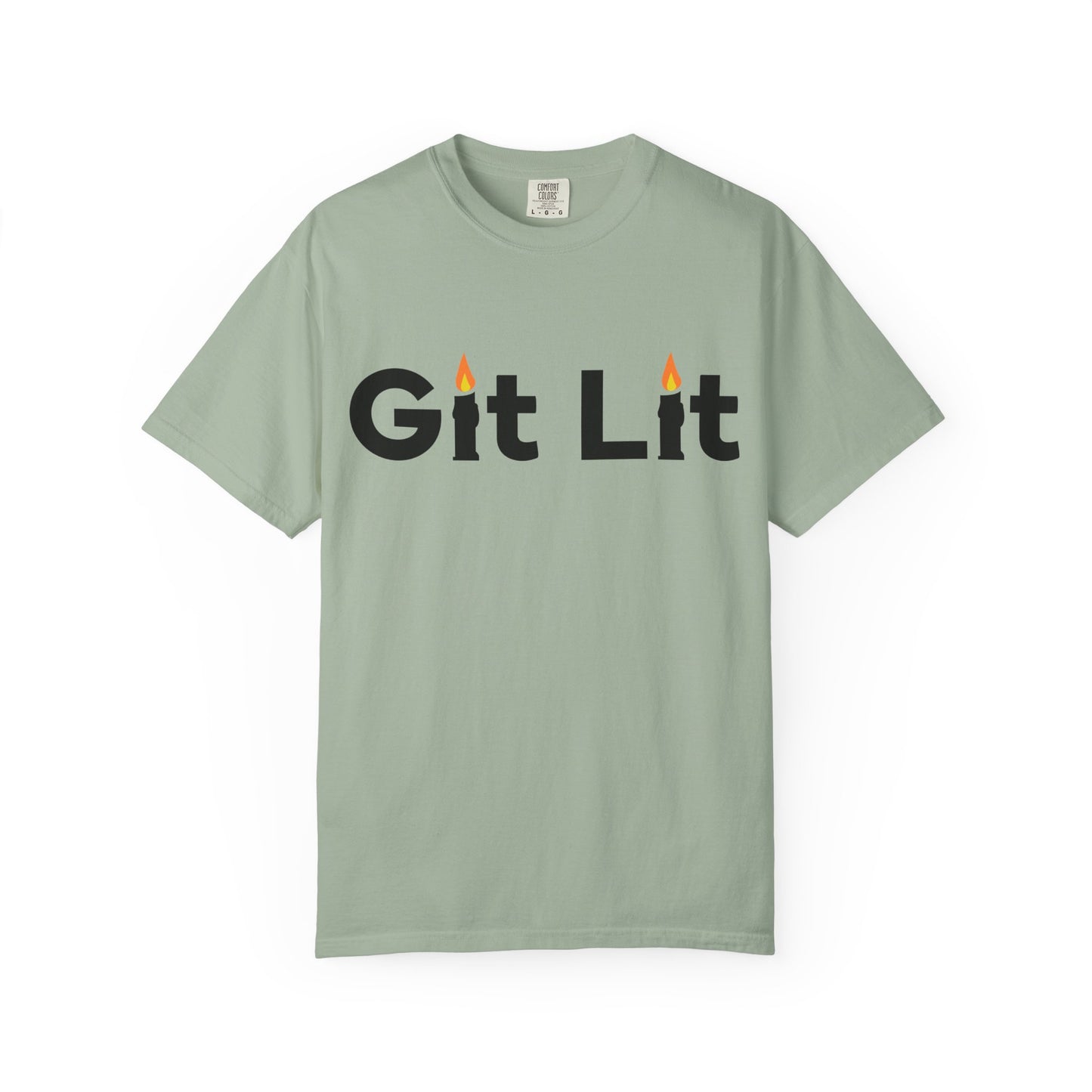 Git Lit T-Shirt — Funny Candle Graphic Tee