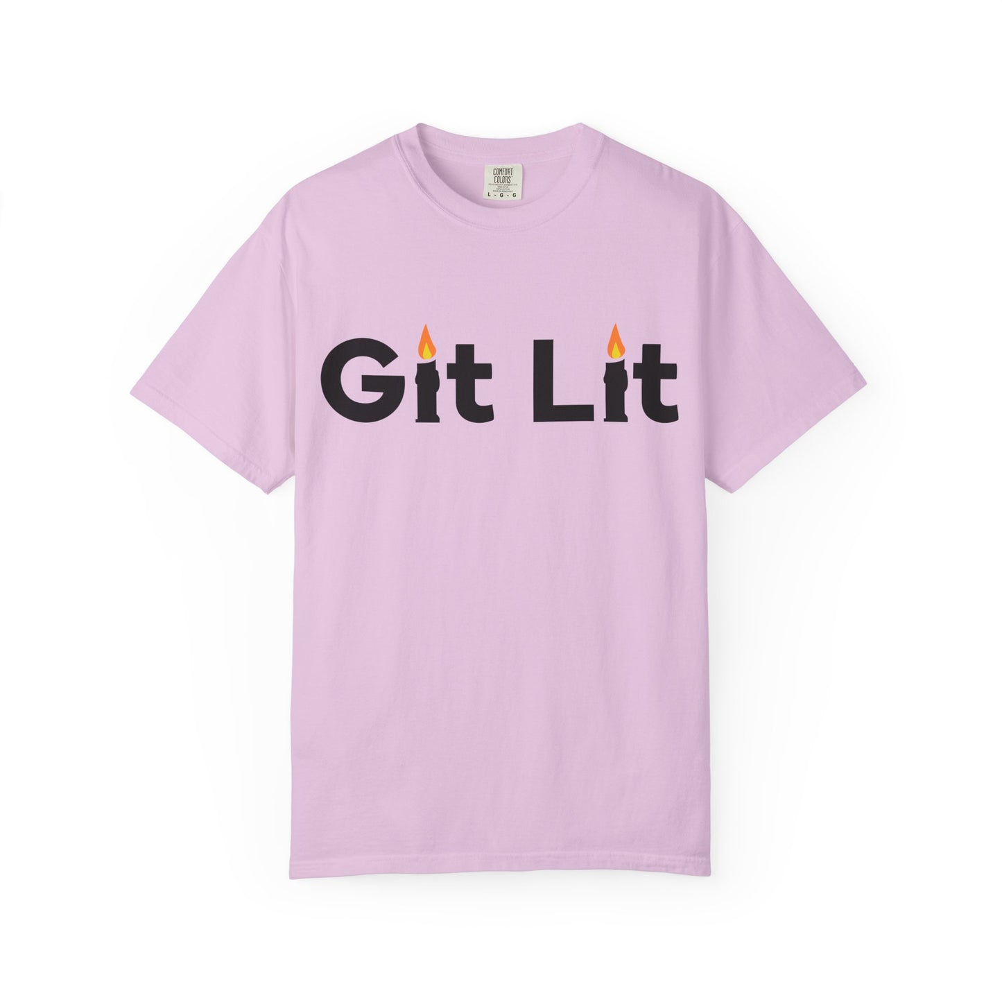 Git Lit T-Shirt — Funny Candle Graphic Tee