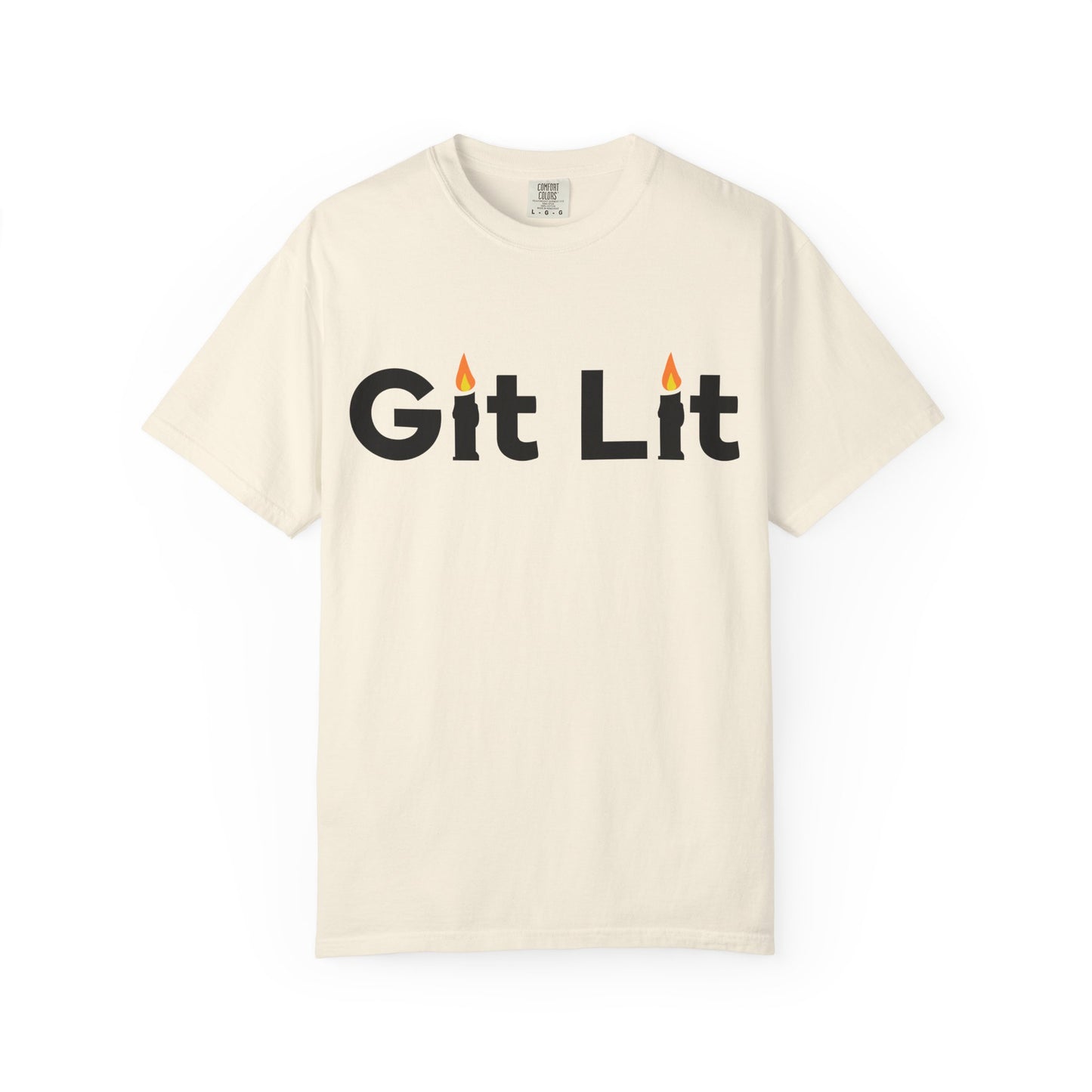 Git Lit T-Shirt — Funny Candle Graphic Tee