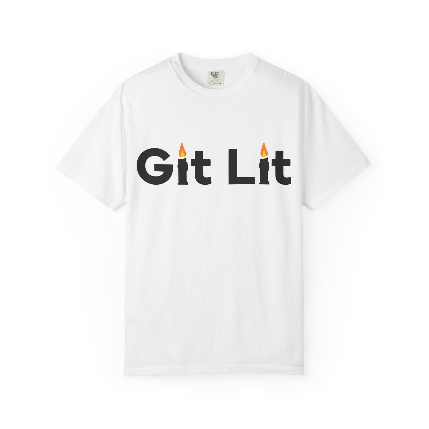 Git Lit T-Shirt — Funny Candle Graphic Tee