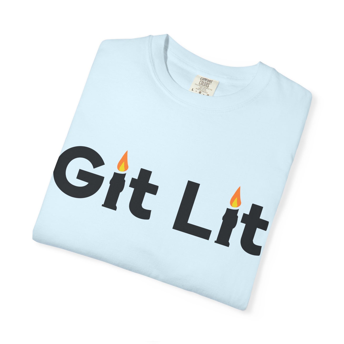 Git Lit T-Shirt — Funny Candle Graphic Tee
