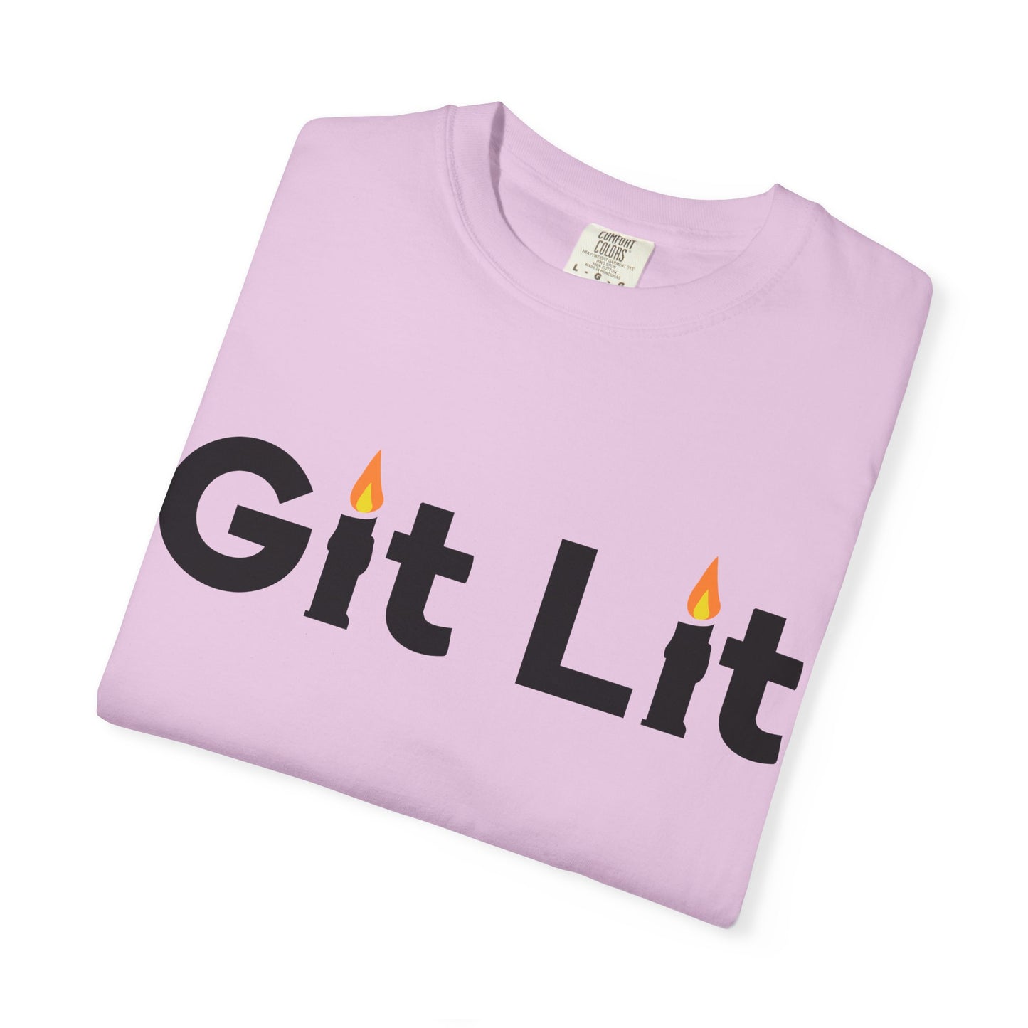 Git Lit T-Shirt — Funny Candle Graphic Tee