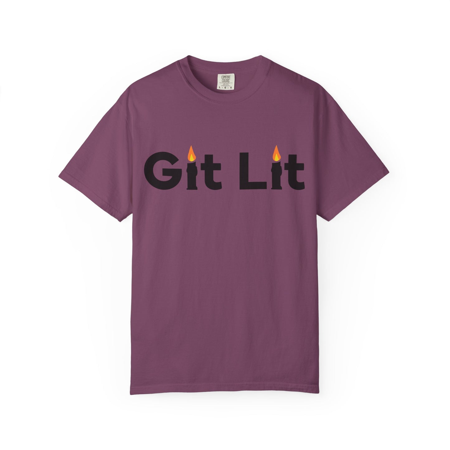 Git Lit T-Shirt — Funny Candle Graphic Tee