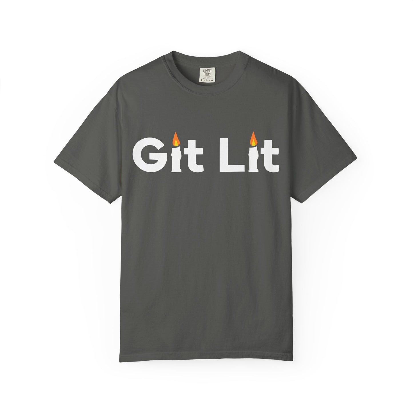 Git Lit T-Shirt — Funny Candle Graphic Tee