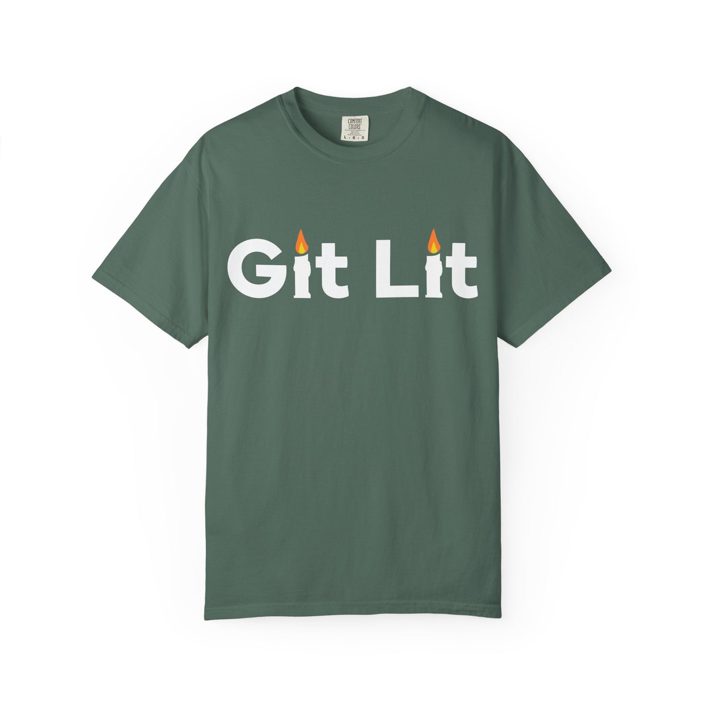 Git Lit T-Shirt — Funny Candle Graphic Tee