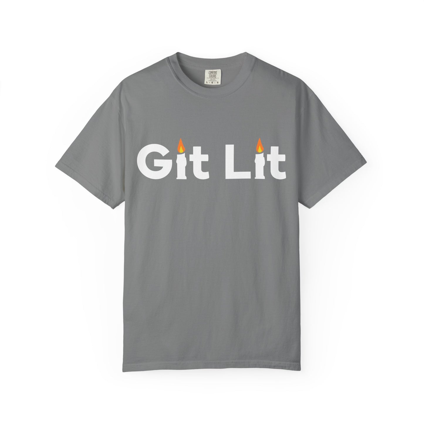 Git Lit T-Shirt — Funny Candle Graphic Tee